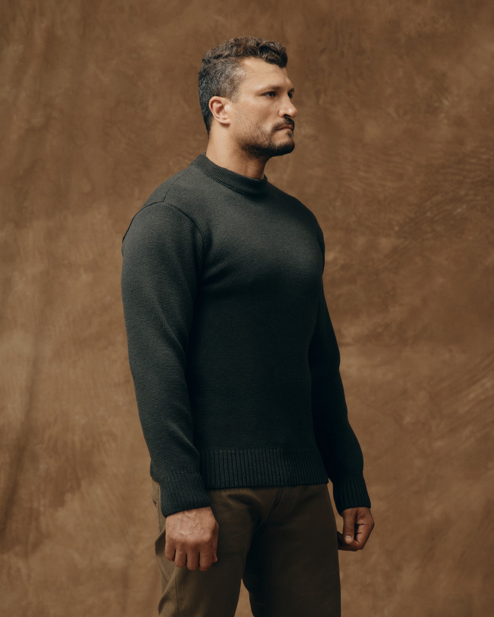 Crewneck Guide Sweater - Dark Timber - Image 5