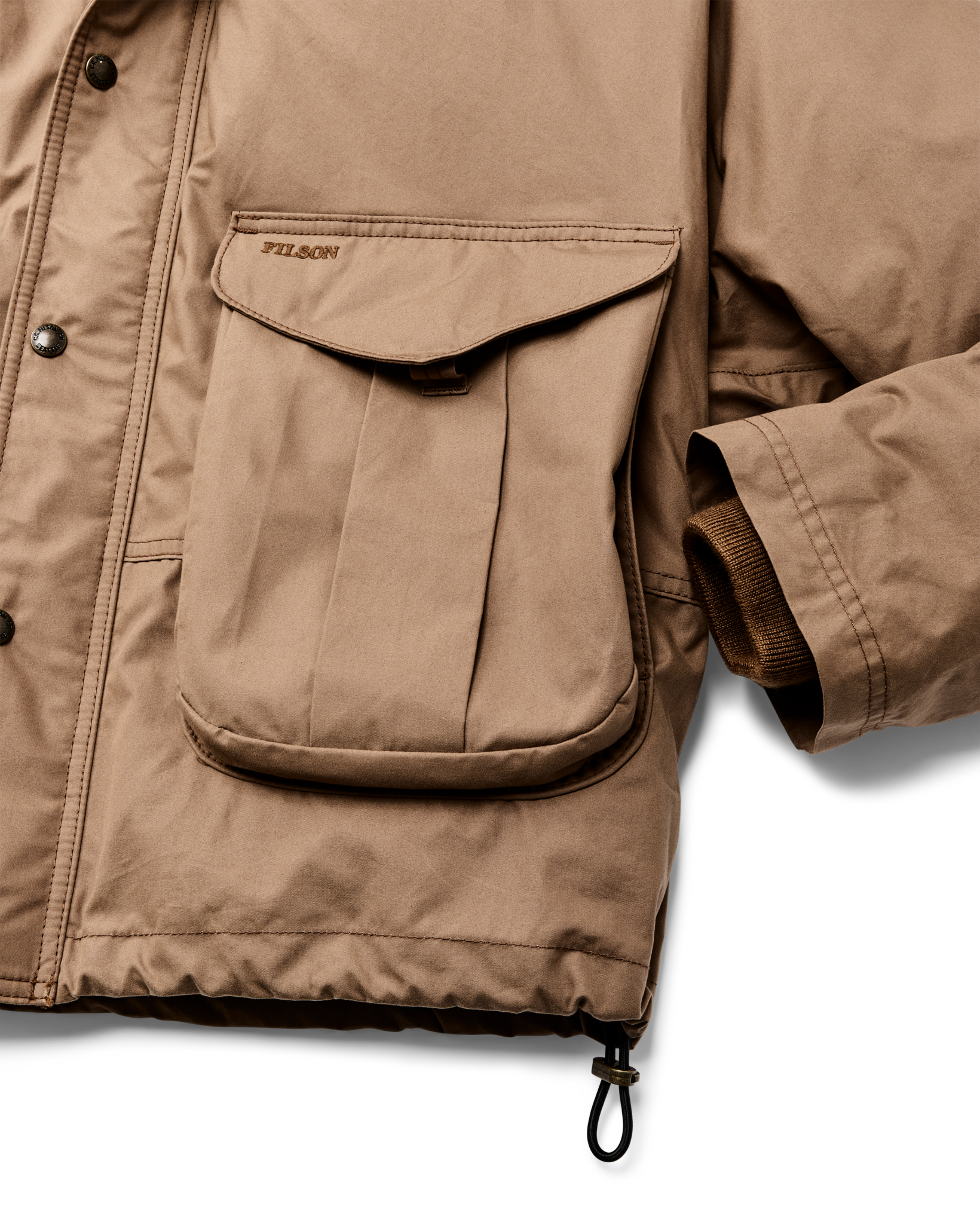 Women's Aviator Cloth Wading Jacket - Dark Tan - Image 7