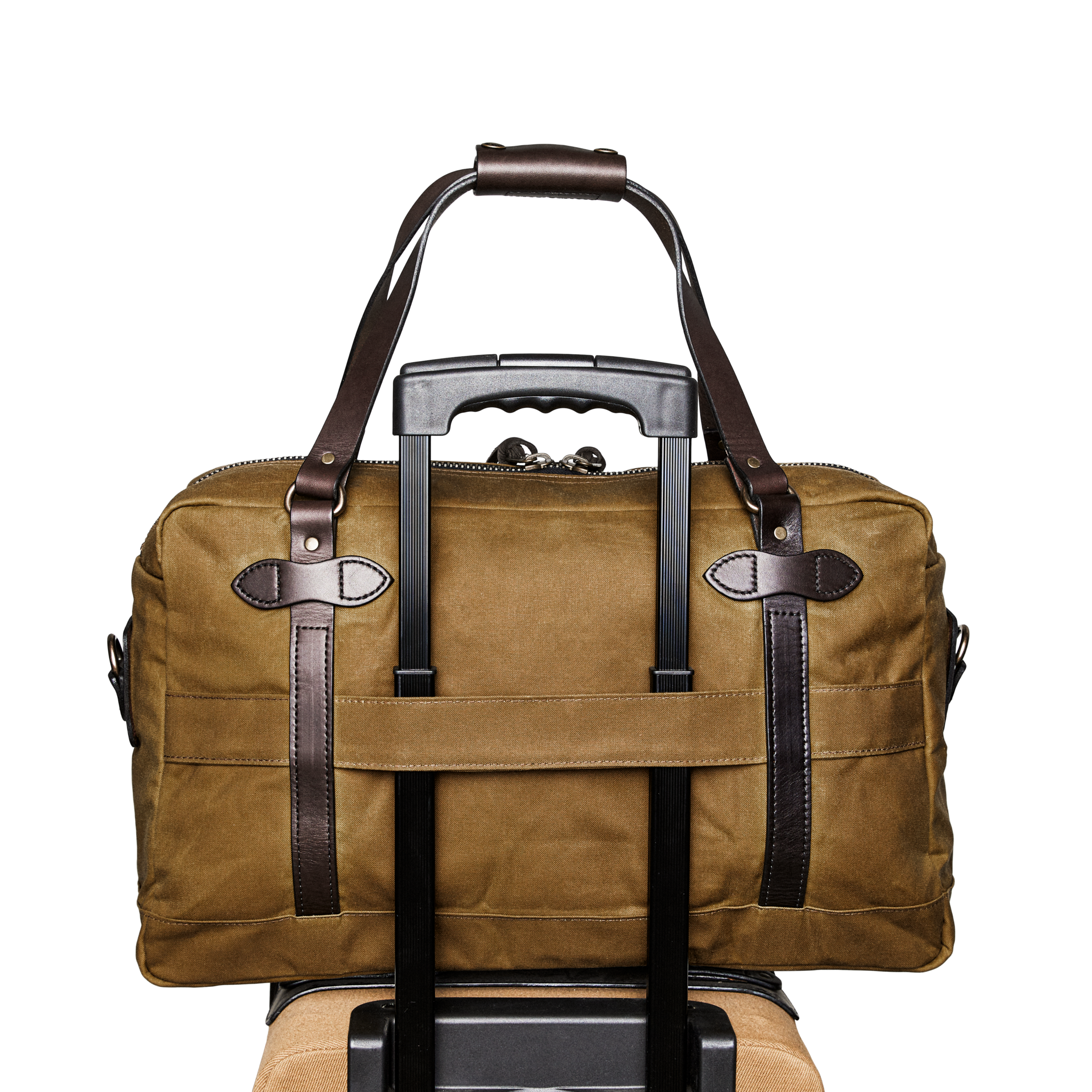 48 Hour Tin Cloth Duffle Bag - Dark Tan - Image 9