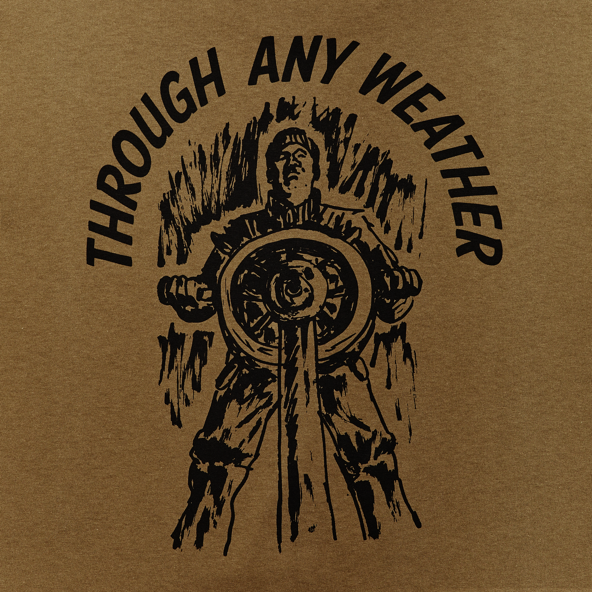 Pioneer Graphic T-shirt - Gold Ochre / Captain - Image 3