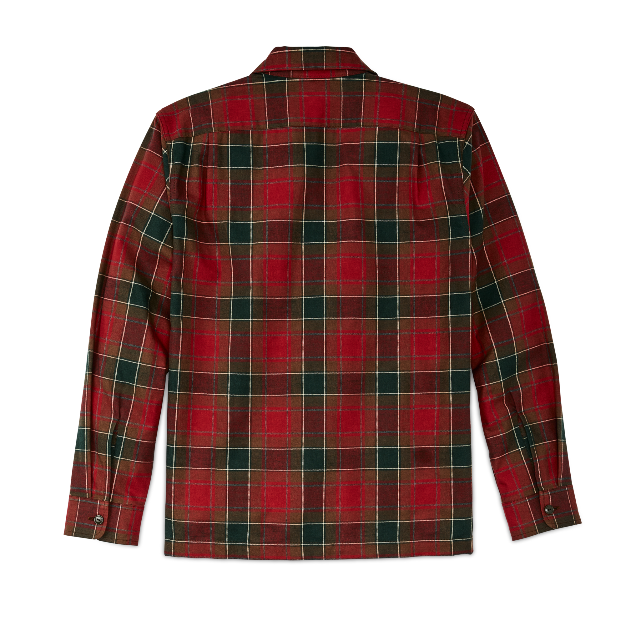Elk Heights Camp Shirt - Sycamore Green / Red Plaid - Image 2