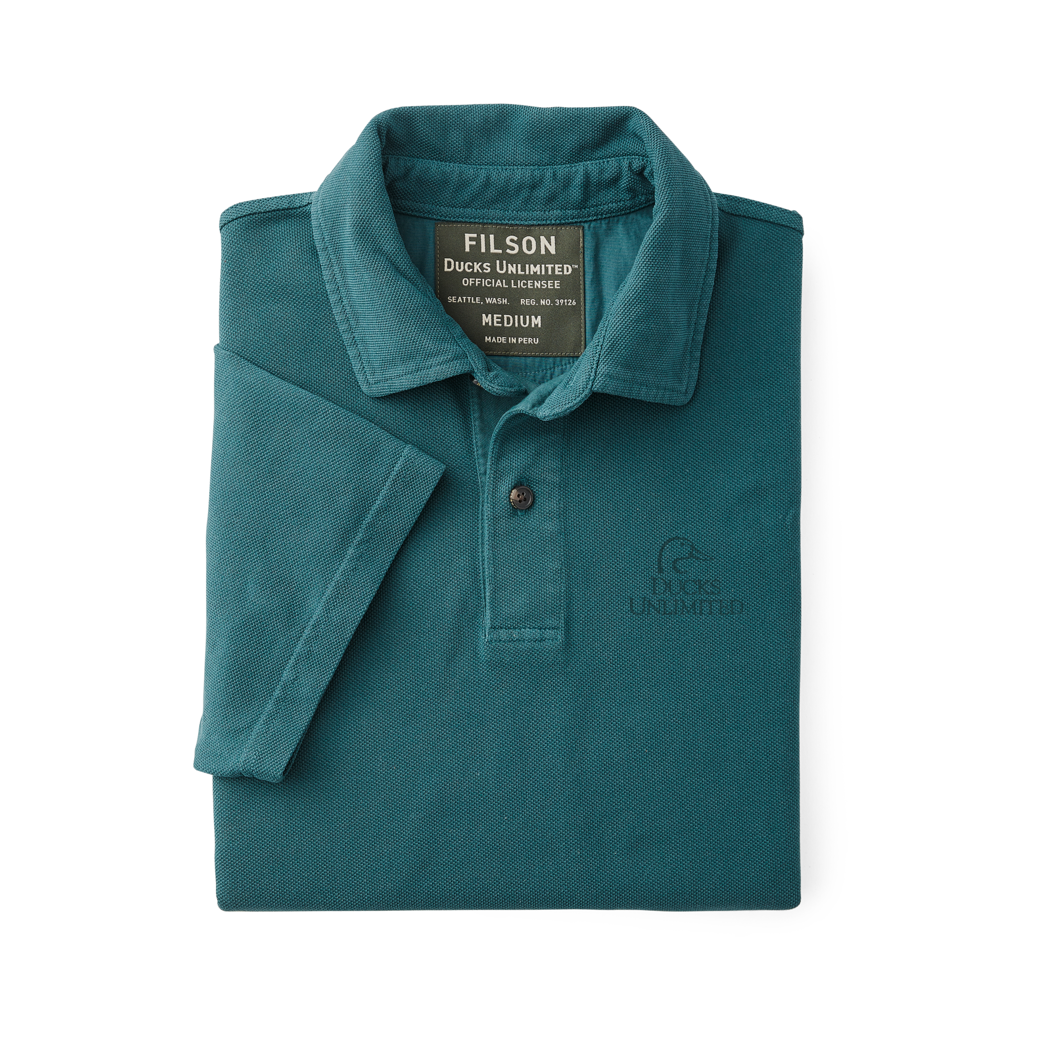 Ducks Unlimited Polo Shirt - Salt Marsh - Image 3