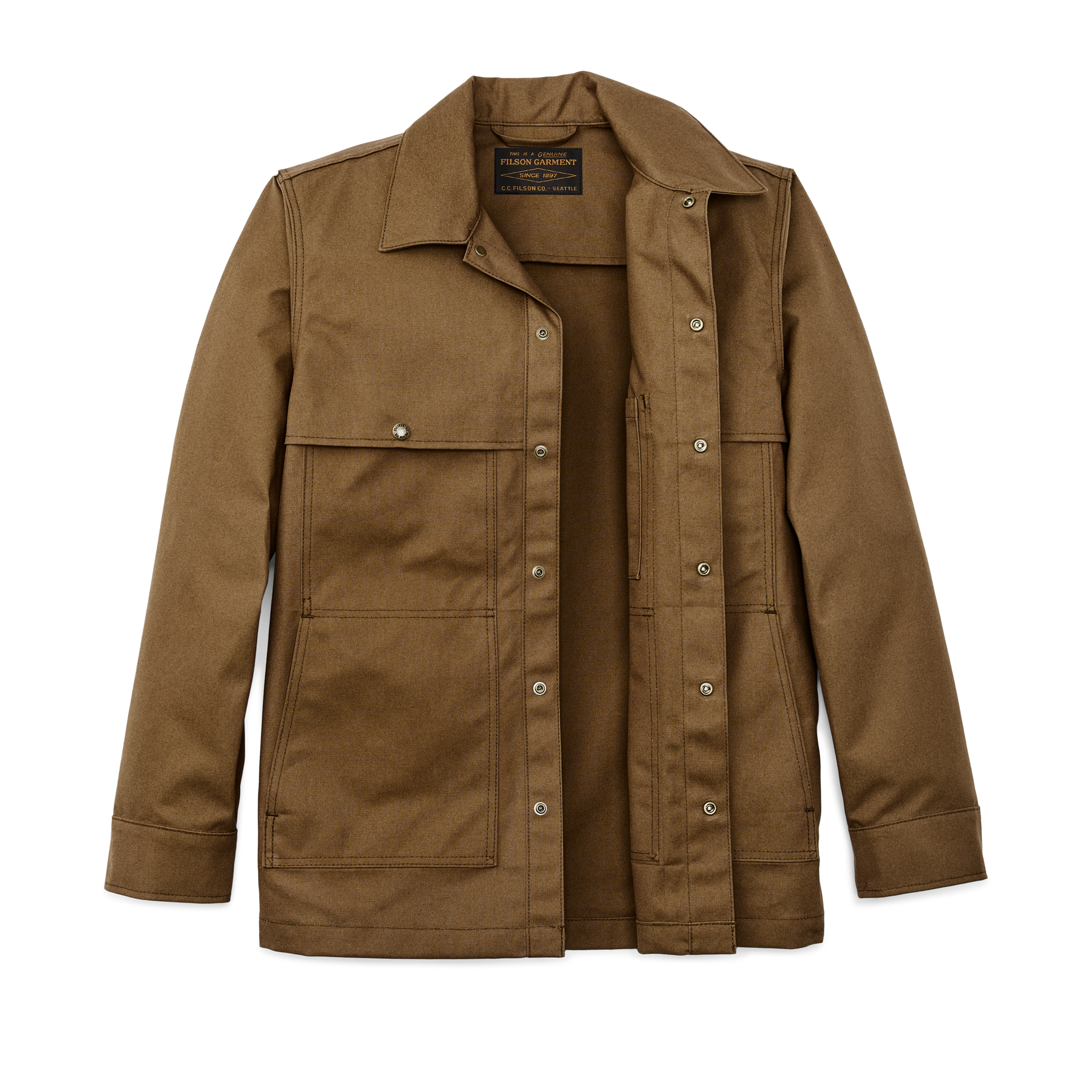 Dry Tin Cloth Jac-shirt - Sepia - Image 2