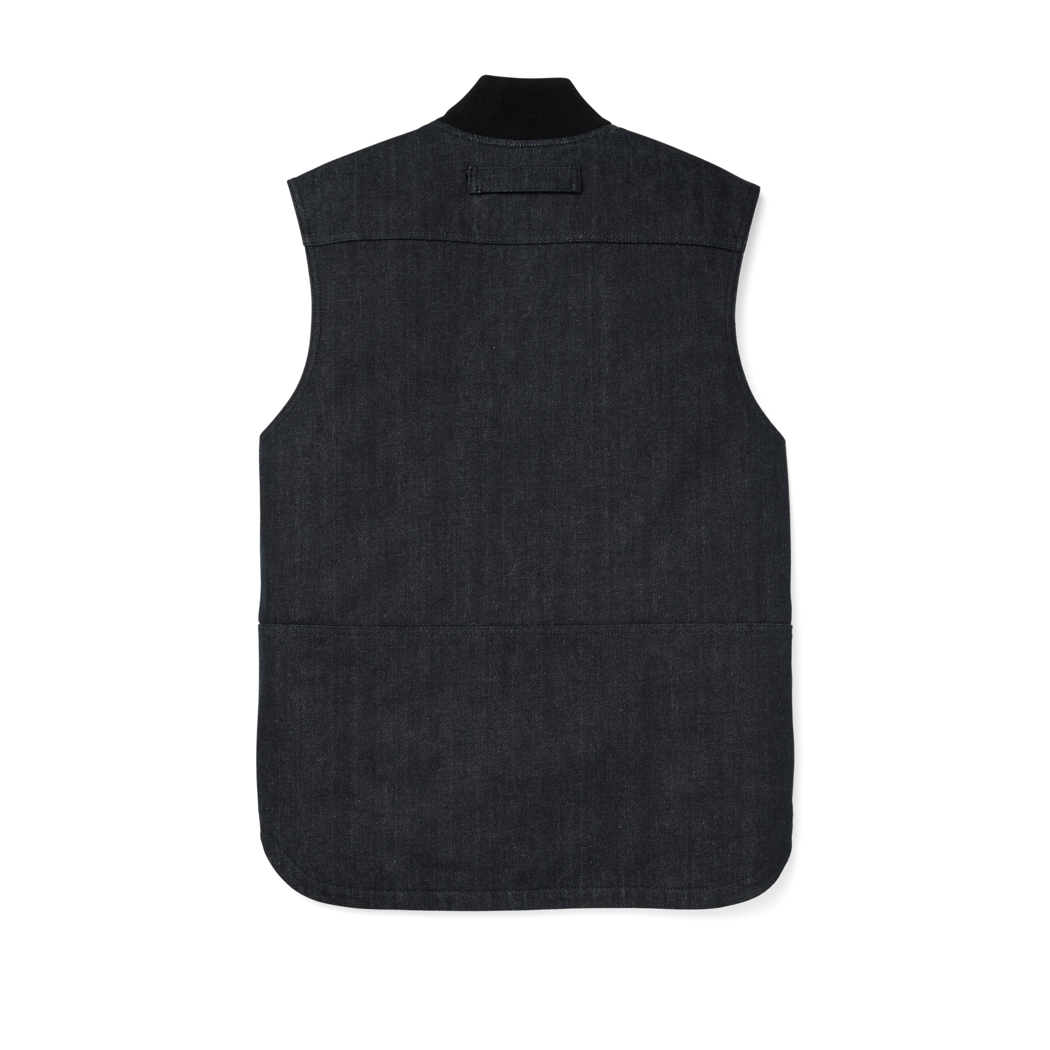 Denim Insulated Work Vest - Raw Indigo - Image 2